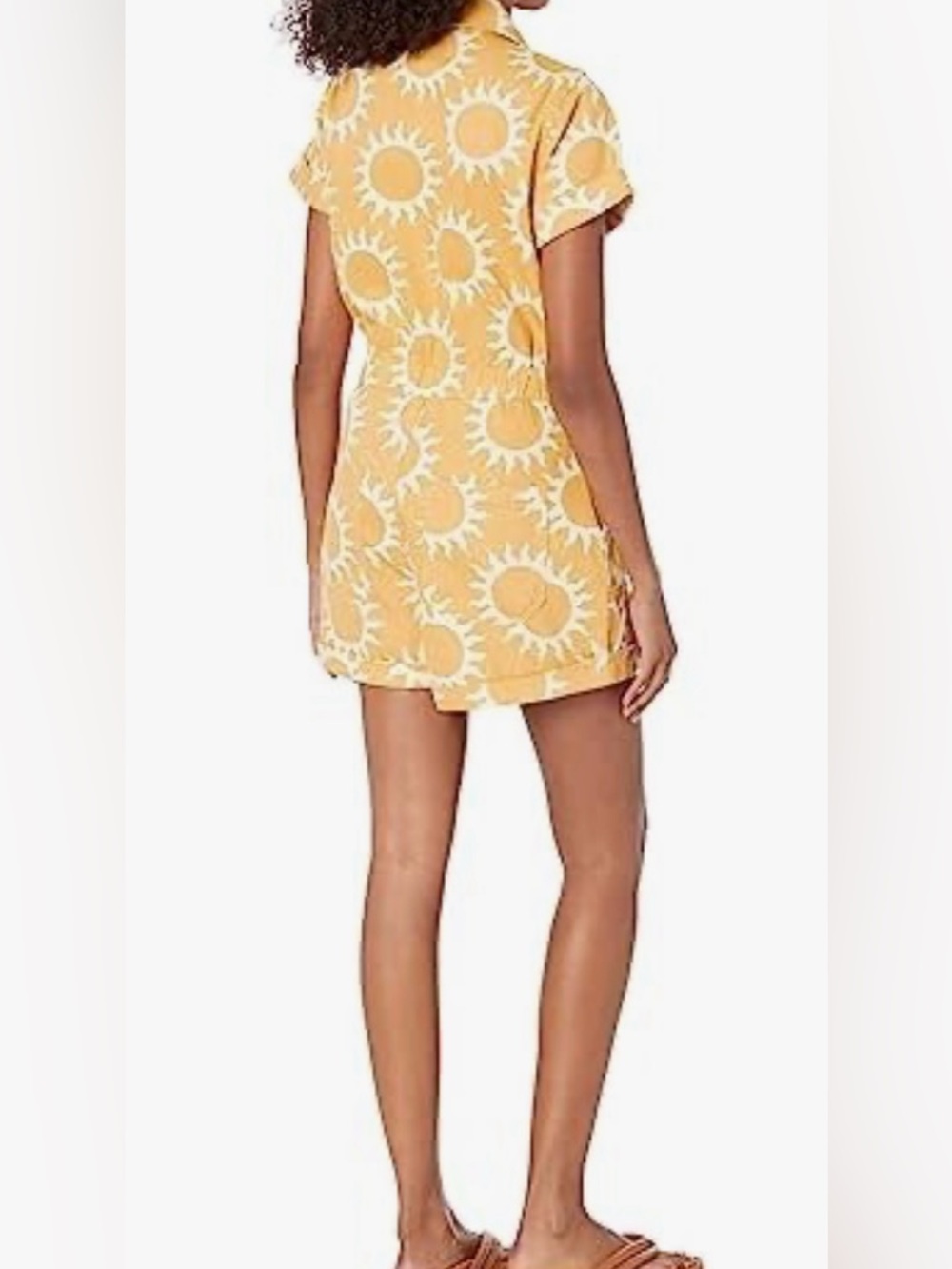Show Me Your Mumu Cannon Romper paradise sun denim yellow - Picture 2 of 8